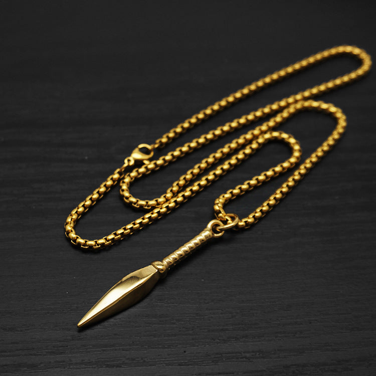 Nexovora™ Titanium Steel Punk Necklace for Men – Premium Stainless Steel Chain for Daily Wear