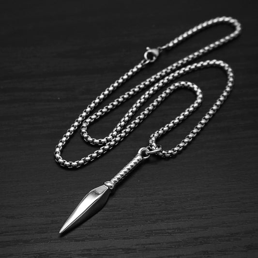 Nexovora™ Titanium Steel Punk Necklace for Men – Premium Stainless Steel Chain for Daily Wear