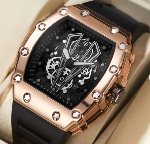 Nexovora™ Royale Prestige Quartz Watch – Rose Gold Dial Edition for Men