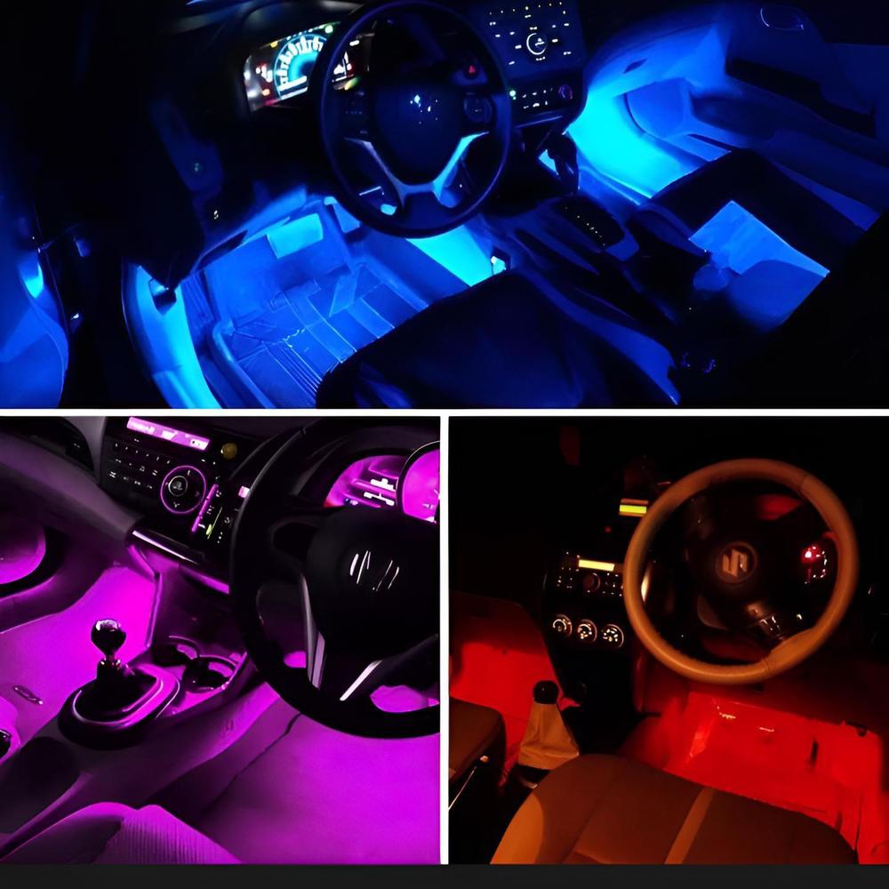Nexvora™ Multicolor LED Strip Light for Motorcycles – Waterproof Flexible RGB Lighting Kit, ABS Durable Design for Bike Decoration & Night Visibility