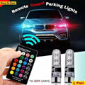 Nexvora™ LED Parking Lights with Remote Control – 16 Colors RGB SMD Car Atmosphere Lights, Universal Interior Mood Lighting Kit (Pakistan Edition)