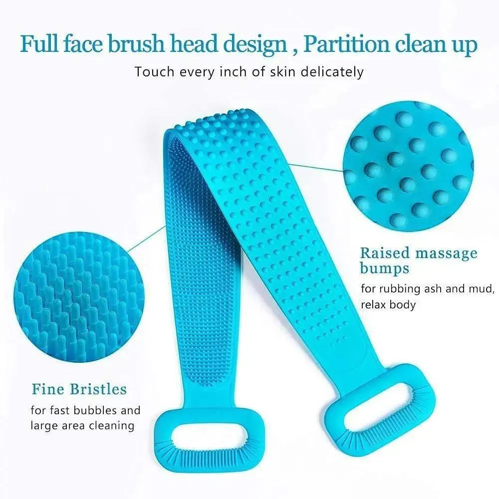 Nexvora™ Deep Cleansing Bath Body Brush – Soft Exfoliating Shower Scrubber for Smooth Skin, Full Body Spa & Daily Bath Care