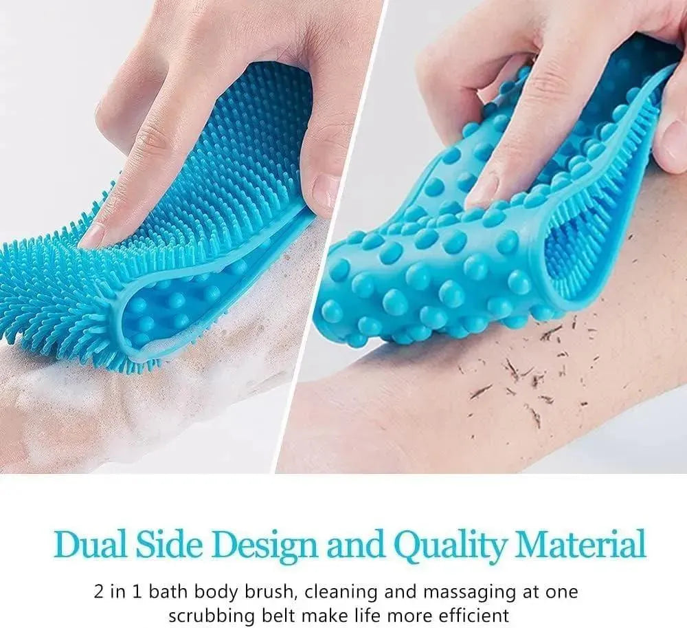 Nexvora™ Deep Cleansing Bath Body Brush – Soft Exfoliating Shower Scrubber for Smooth Skin, Full Body Spa & Daily Bath Care