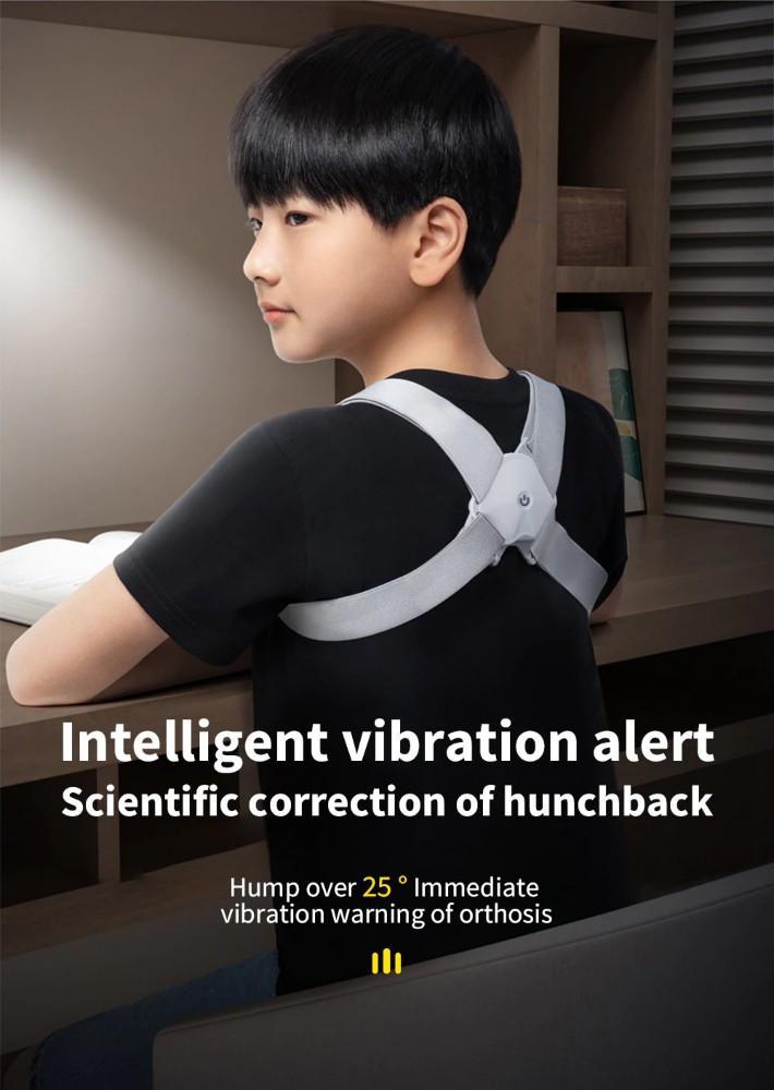 Nexvora™ Smart Posture Corrector for Kids – Vibration Alert Reminder System with USB Rechargeable Design for Healthy Sitting Habits