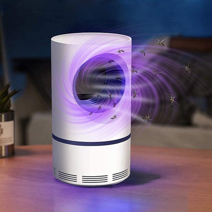 Nexvora™ USB Mosquito Killer Lamp – Purple UV Light Insect Trap, Silent Electric Bug Zapper (ABS Build)
