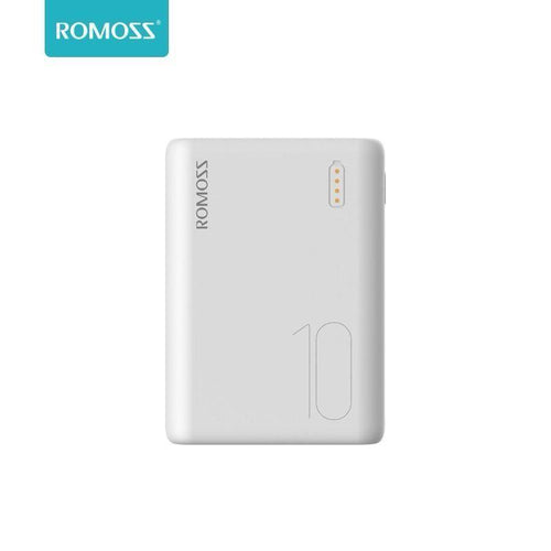 Nexvora™ 10000mAh Fast Charge Power Bank – Portable White Battery Pack with High-Speed Charging for Smartphones & Devices