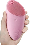 Nexvora™ Rechargeable Facial Cleanser – Pink Silicone Face Cleansing Brush for Deep Cleaning, Gentle Massage & Clear Skin Care