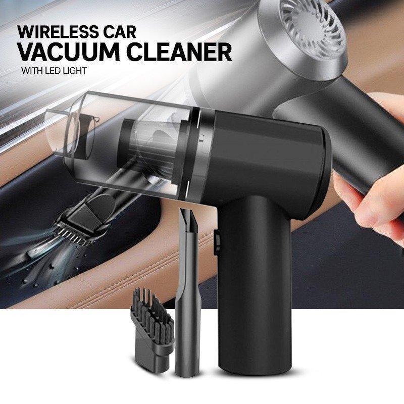 Nexvora™ AutoClean Mini – Portable High-Power Car Vacuum Cleaner (Black ABS)