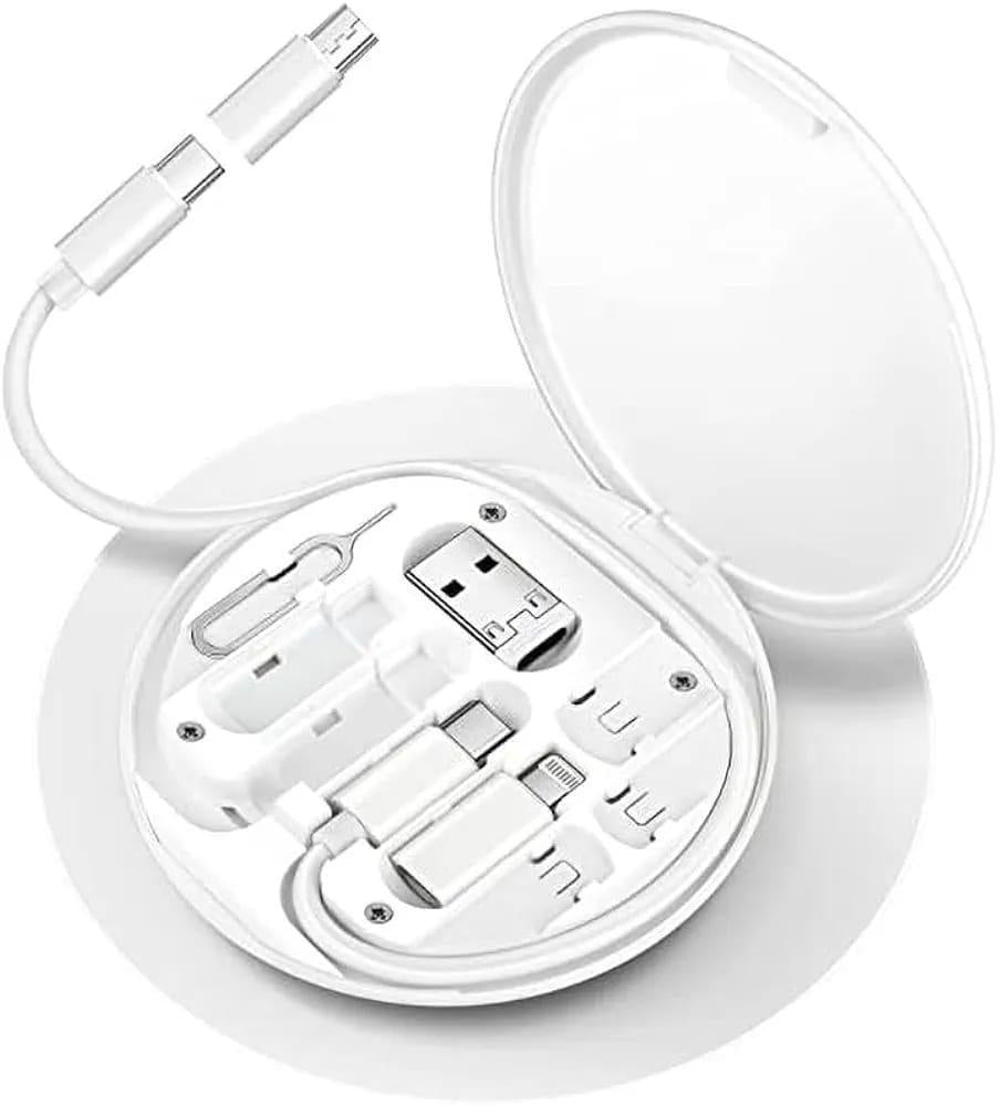 Nexvora™ Premium 60W PD Charging Kit – Fast Charging Black ABS USB-C Power Delivery Set for Smartphones, Tablets & Devices
