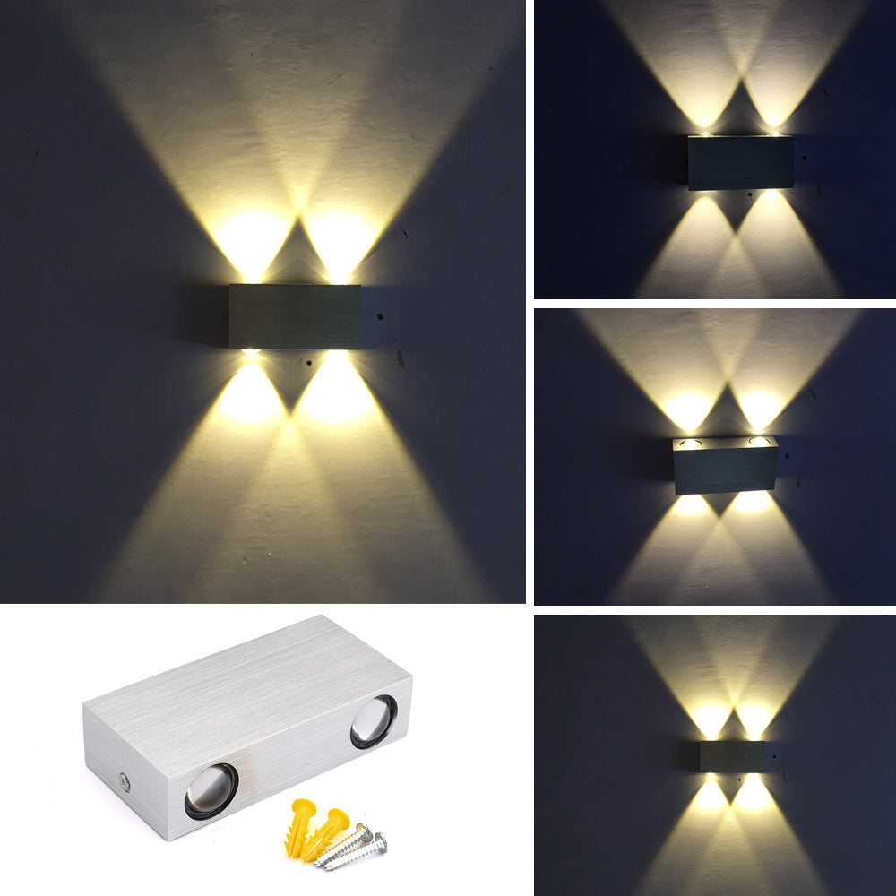 Nexvora™ Modern Square Wall Lamp – Aluminum 2024 LED Wall Light Fixture, Minimalist Indoor/Outdoor Decorative Lighting for Home & Office