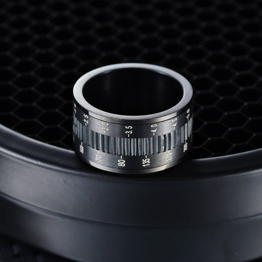 Nexvora™ Titanium Steel Camera Lens Ring – Black 12mm Premium Protective Lens Frame for Smartphones, Scratch-Resistant Metal Design