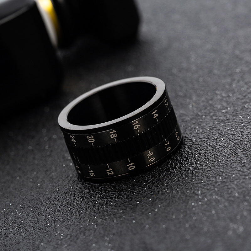 Nexvora™ Titanium Steel Camera Lens Ring – Black 12mm Premium Protective Lens Frame for Smartphones, Scratch-Resistant Metal Design