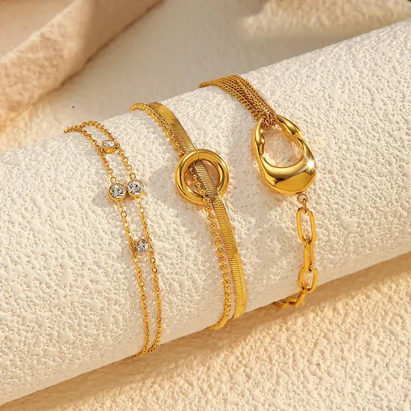 Nexovora™ Lumière Adjustable Bracelet – Titanium Steel Luxury Edition for Women