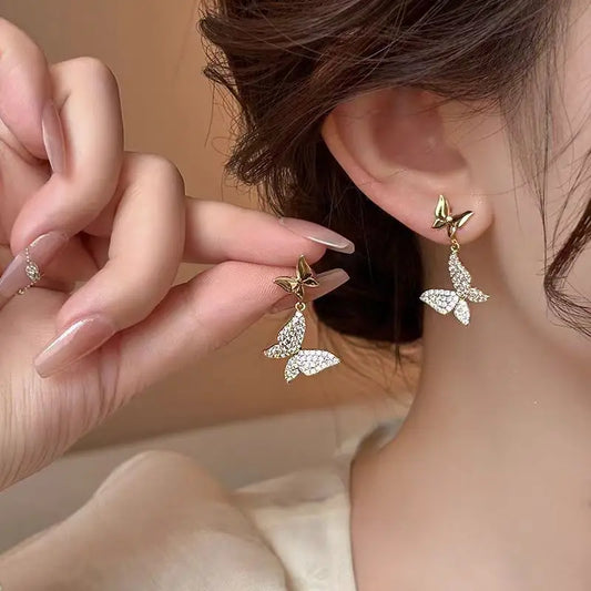Nexovora™ Flutter Luxe Butterfly Earrings – Premium Edition for Women
