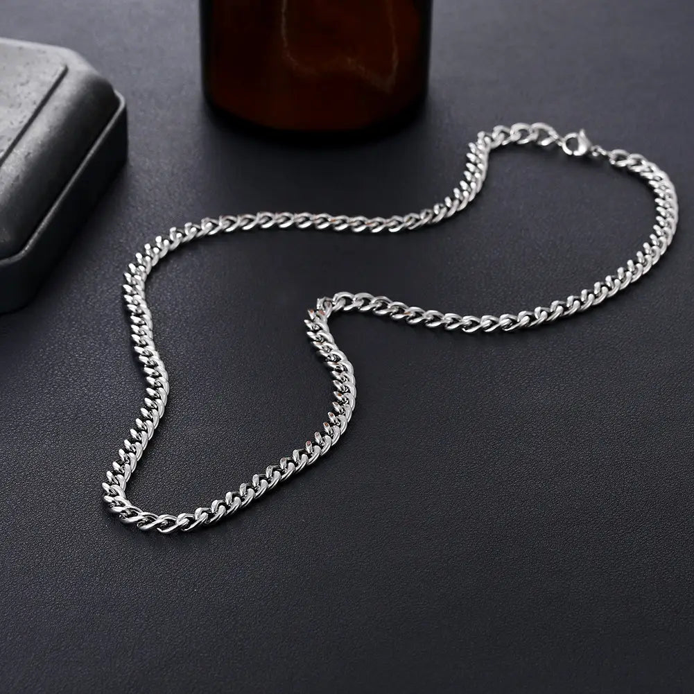 Nexovora™ Urban Luxe Stainless Steel Chain – Premium Hip Hop Edition for Men
