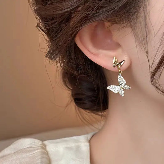 Nexovora™ Flutter Luxe Butterfly Earrings – Premium Edition for Women