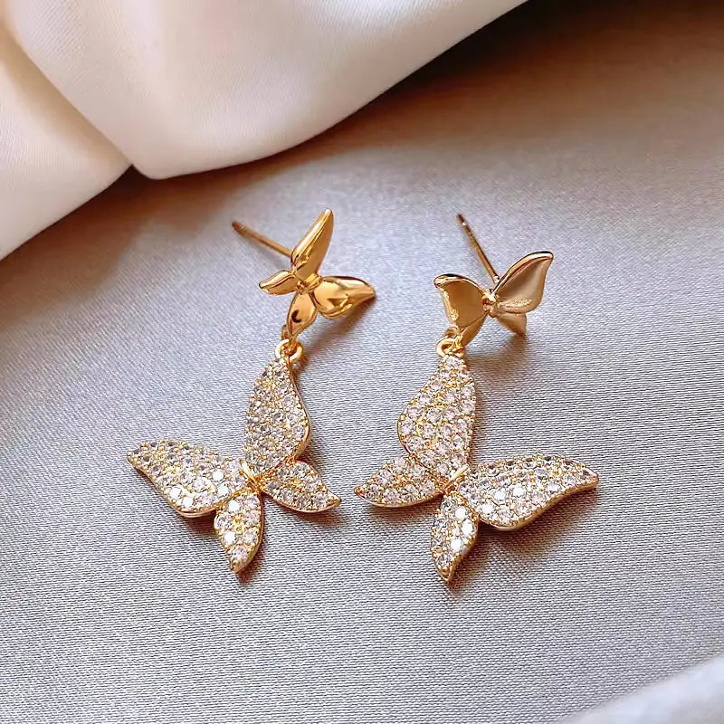 Nexovora™ Flutter Luxe Butterfly Earrings – Premium Edition for Women