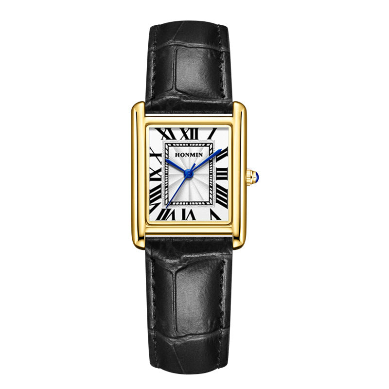 Nexovora™ Eternal Duo Quartz Watch Set – Matching Square Edition for Couples
