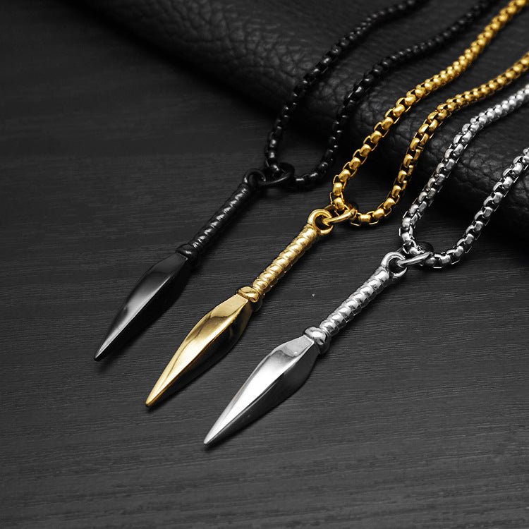 Nexovora™ Titanium Steel Punk Necklace for Men – Premium Stainless Steel Chain for Daily Wear