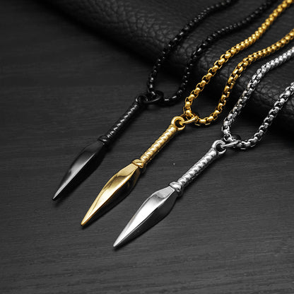 Nexovora™ Titanium Steel Punk Necklace for Men – Premium Stainless Steel Chain for Daily Wear