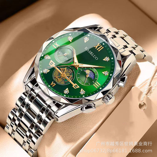 Nexovora™ Vanguard Multifunction Quartz Watch – Premium Alloy Edition