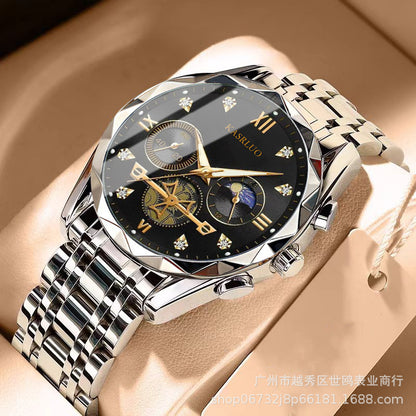 Nexovora™ Vanguard Multifunction Quartz Watch – Premium Alloy Edition