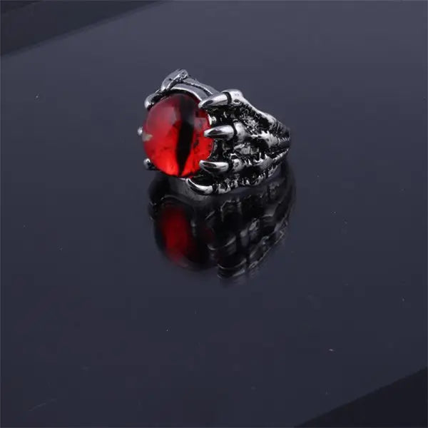 Nexovora™ Inferno Eye Ring – Gothic Statement Edition for Men